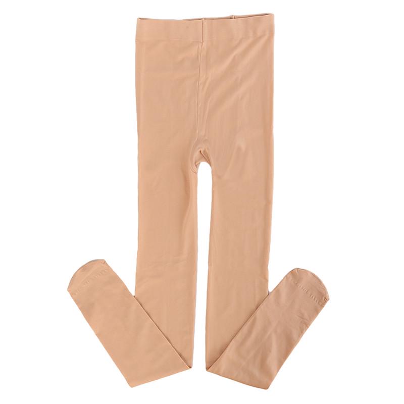 Женские теплые узкие чулки с защитой от крючков