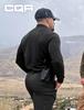 CQR Long Sleeve Polo and Perfect for and Everyday Plus Sizes Men's Shirt, Moisture-Wicking, Quick-Drying, Breathable, Golf, Work, Tactical, Sports,