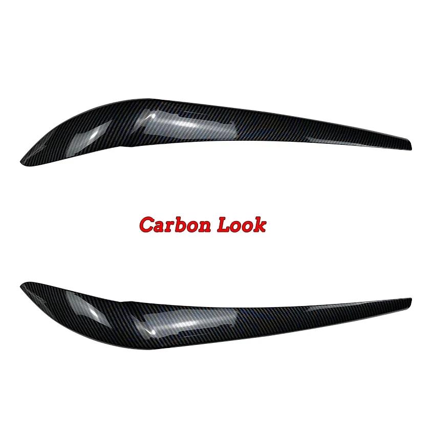 Headlight Eyelids Eyebrows Body Kit Sticker Tuning Gloss Black ABS Plastic For BMW X3 F25 X4 F26 2014 2015 2016 2017 2018