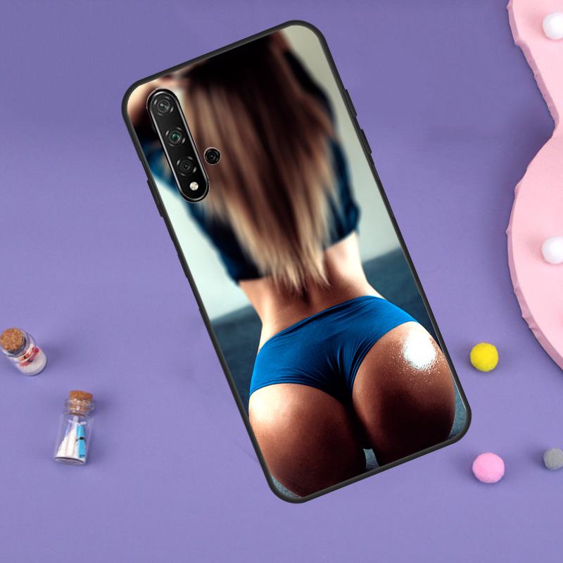 Чехол Sexy Girl Ass Bum для Huawei Nova 11i 3i 7i 5T 11 9 10 SE Y60 Y61 Y70 Y90 Y91 P20 P40 Lite P30 Pro Cover