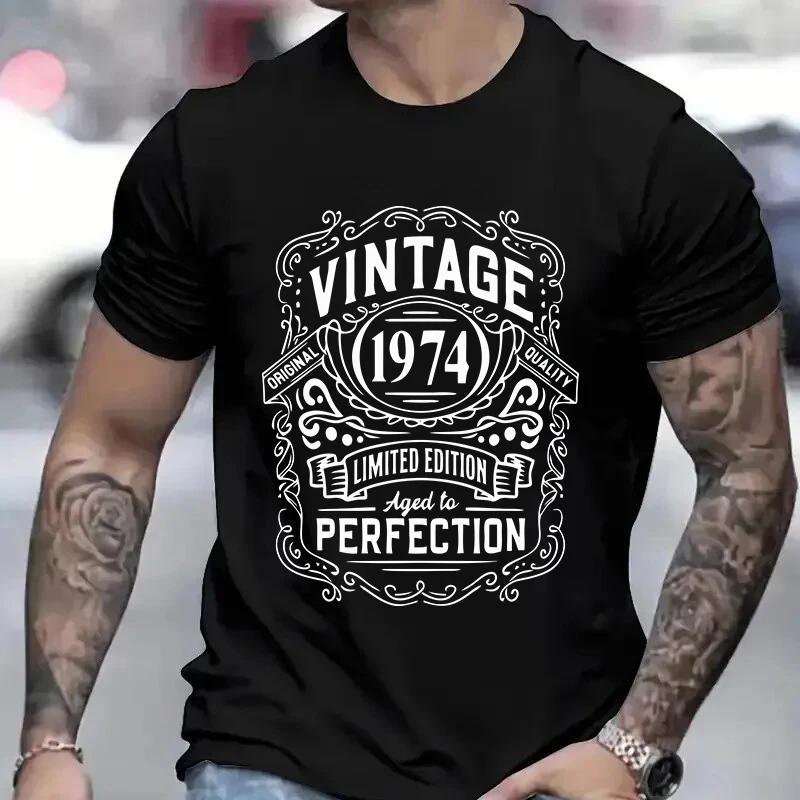 Футболки на 40-летие, винтажные футболки 1984 года «Aged to Perfection», футболки 20/30/50/60/70/80, топы унисекс, подарок 1984 года рождения