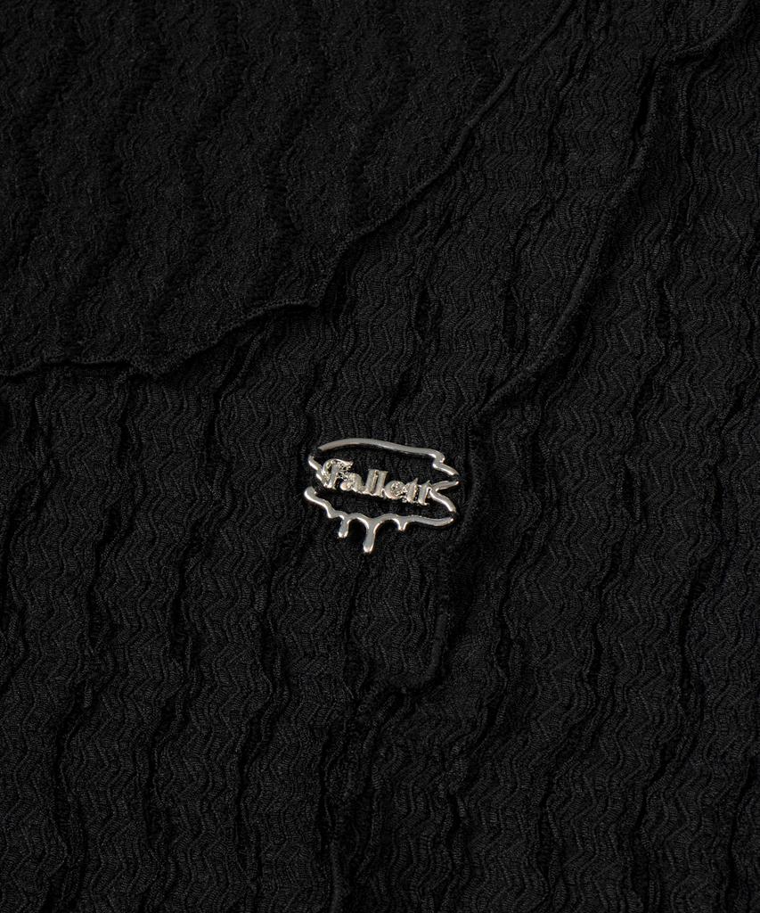 FALLETT Interlock Button Top Black