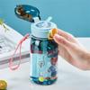 Kids Water Sippy Cup With Straw Cartoon Leakproof Water Bottles Outdoor Portable Drink Bottle Children's Lovely Cup