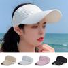 Outdoor Large Brim Breathable Baseball Cap Empty Top Hat Sun Hat Sports Visors