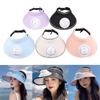 Breathable Cooling Fan Hat Usb Rechargeable Fans Hat Outdoor Travel Sun Hat Empty Top Large Brim With Fan For Women Gifts