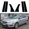 6Pcs Car Side Window Door Pillar Trim Posts Stickers for Ford Focus Sedan/Hatchback 2005 2006 2007 2008 2009 2010 2011-2014 Car Sticker