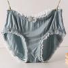Super Soft Elastic Lingerie Modal Fungus Briefs Edge Fresh Cute Knickers Plus Size Underwear