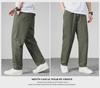 Мужские легкие спортивные брюки с несколькими карманами для активного отдыха - Свободного кроя, Прямые брюки больших размеров
