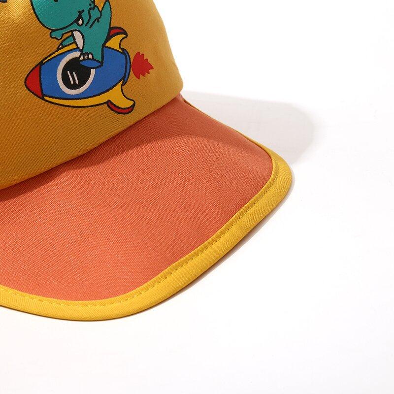 Cartoon Super Cute Dinosaur Baseball Cap For Children Sunscreen Baseball Cap For Boys And Girls Lightweight Sun Hat For Kids.