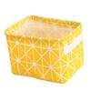 Rectangular Fabric Basket Storage Basket Portable Waterproof Bath Basket Sundries Basket Desktop Storage Basket Blue Storage Basket