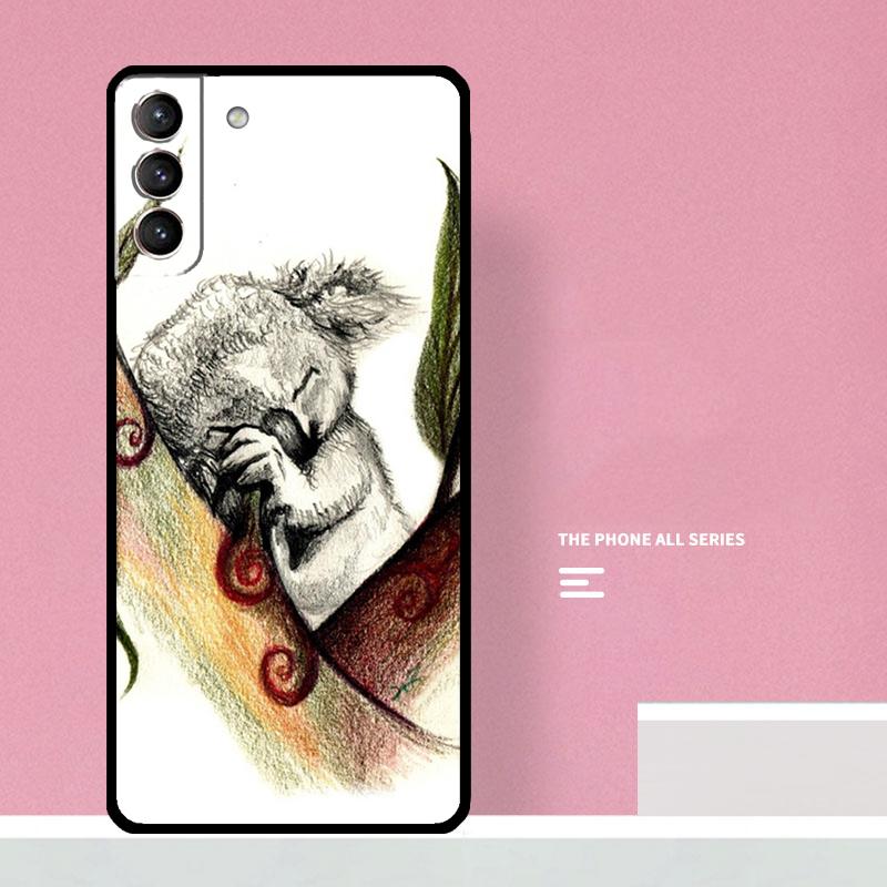 Мультяшная картина Животное Коала Чехол для телефона Для Samsung Galaxy S26 S25 S24 S20 S21 S22 S23 Ultra S10 Plus S25 FE Чехол Coque