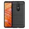 Матовый чехол для Nokia 3.1 Plus Роскошный чехол из углеродного волокна для телефона Nokia 3.1plus Матовые силиконовые чехлы TPU Coque Fundas