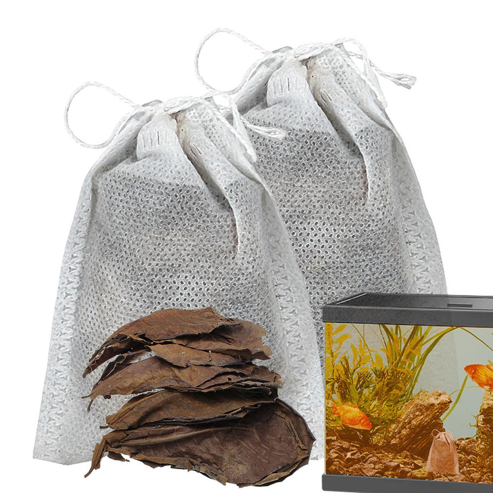Aquarium Almond Leaves Betta Water Conditioner Shrimp Tank Accessories For Creating Natural Habitat Improves Immunity Better