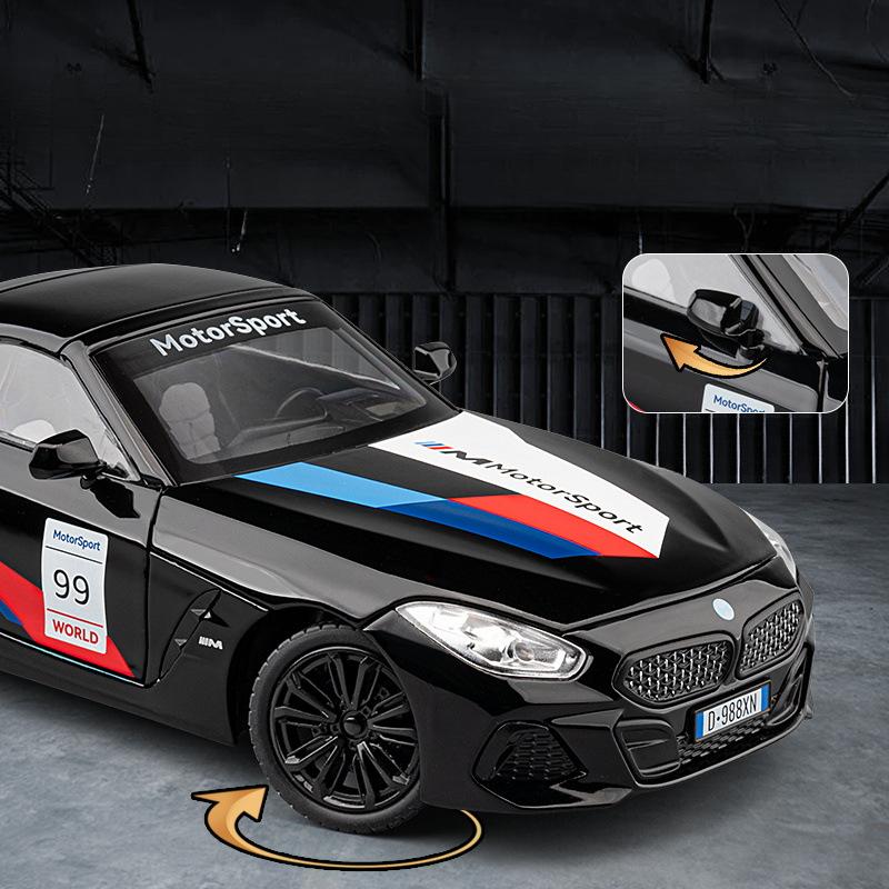 1/22 BMW Z4 Coupe Convertible Supercar Alloy Car Model Collection Miniature Voiture Diecast Toy Vehicle Children Boyfriend Gift