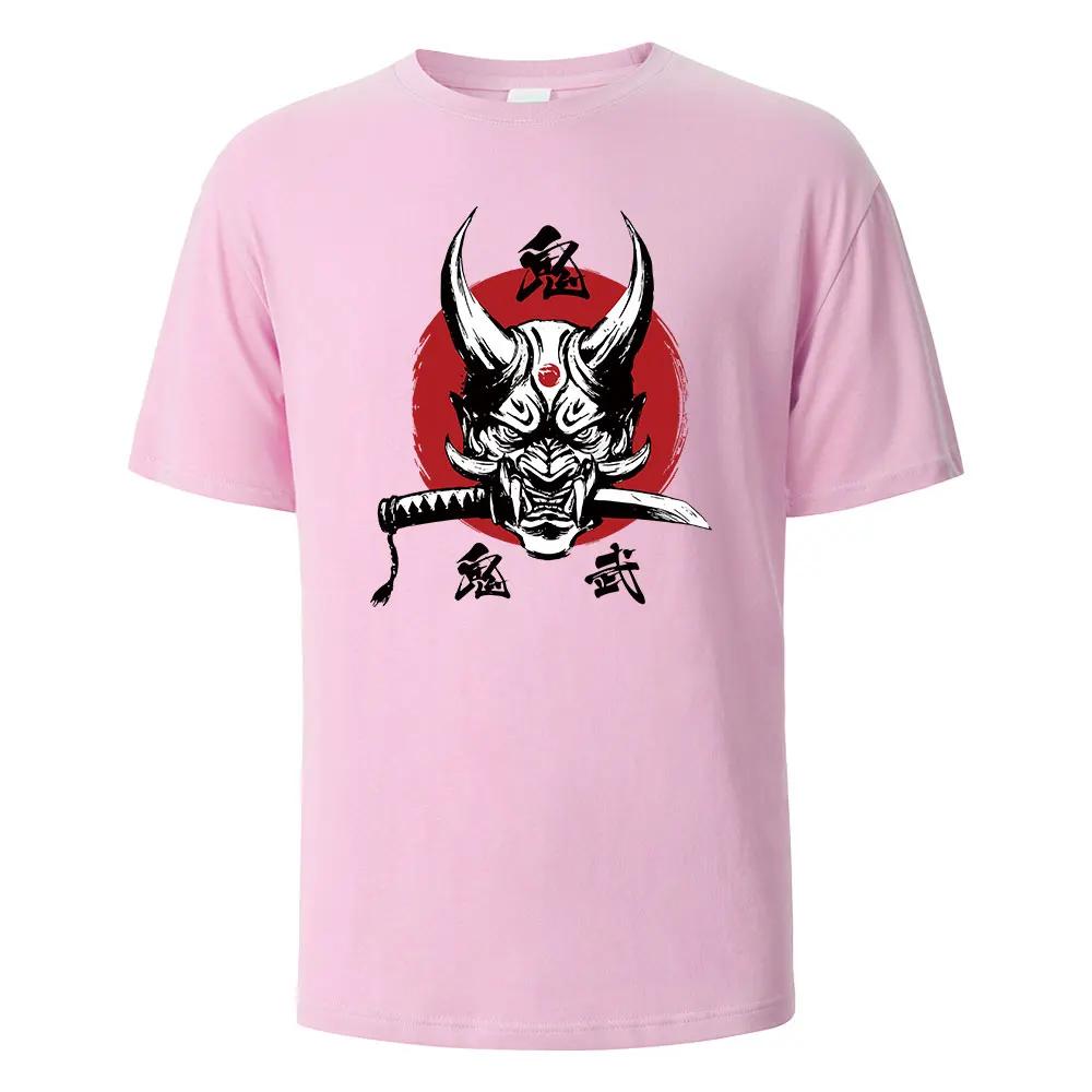 Onimusha Графический принт Мужские футболки 100% хлопок дышащие удобные топы для мужчин Летние свободные мужские топы harajuku Мужская одежда