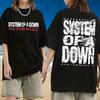 Rock Band System of A Down Mezmerize T Shirts Vintage Alternative Metal Music T-shirts Fashion Oversized T Shirt