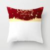 Christmas Throw Pillow Cover 45x45cm Plush Velvet Decorative Cushion Case Sofa Car Home Holiday Gift