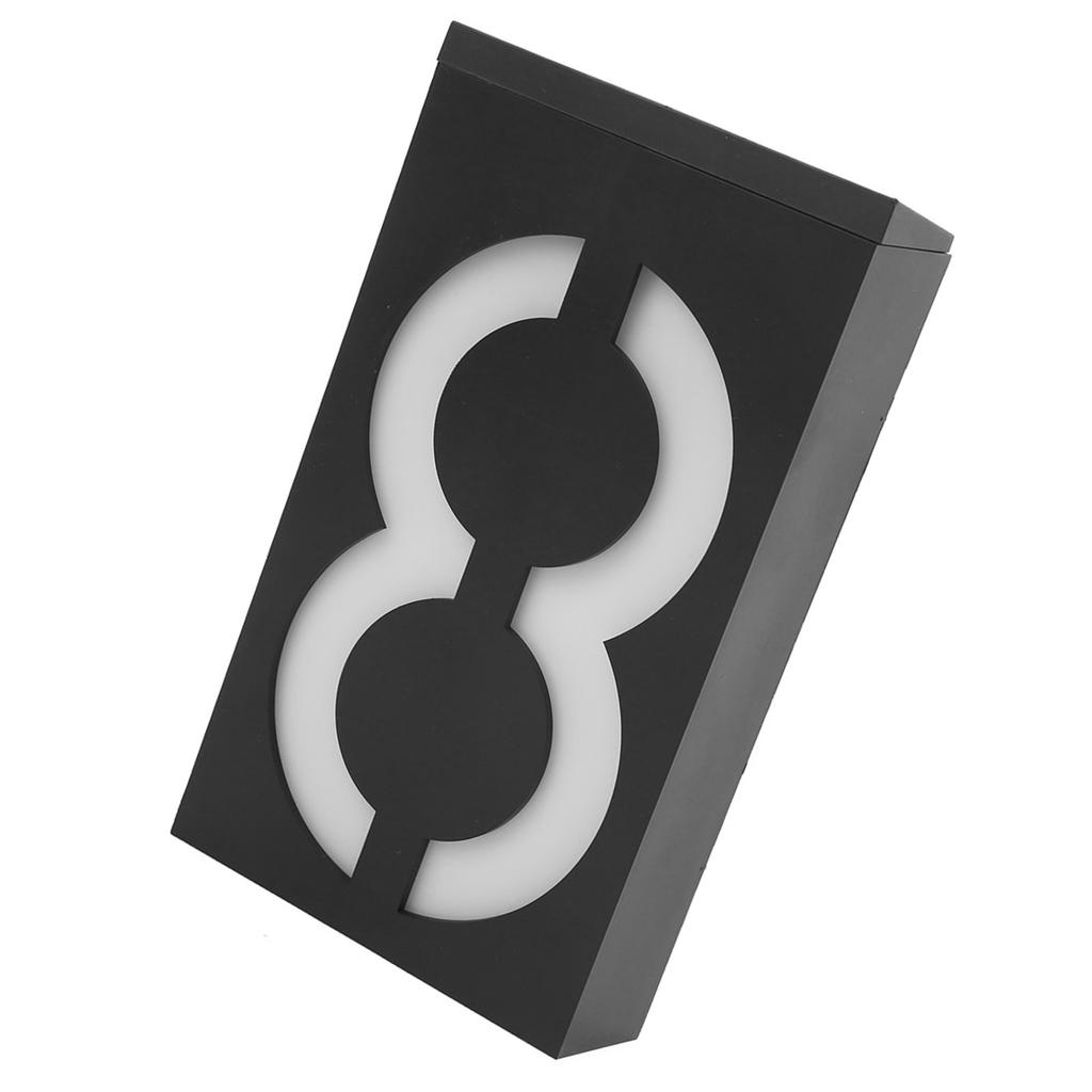 Уличный светодиодный номерной знак на солнечной энергии, свет для дома, отеля, магазина, адресные таблички на дверь(Номер 8 )