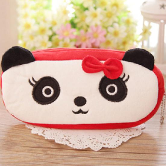 Cute Watermelon Frog Panda Rabbit Soft Pencil Pen Case Makeup Pouch Phone Bag