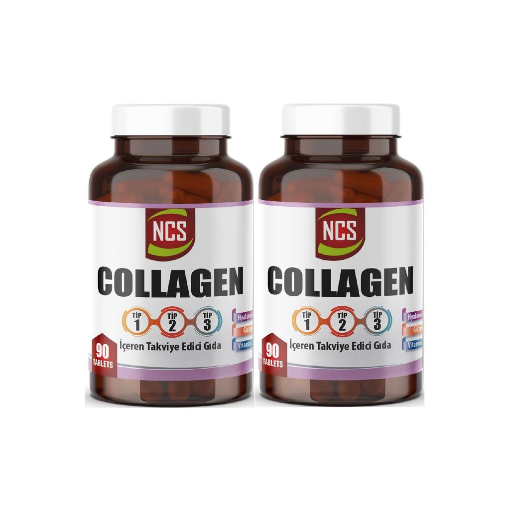 Collagen (type) 1-2-3 Hyaluronic Acid 2 X 90 Tablet Glutathiona C