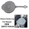 Windshield Wiper Washer Fluid Reservoir Cover Water Tank Bottle Lid Cap 28913-1HA3A For Nissan Micra K13 2011 - 2016 Black Cap