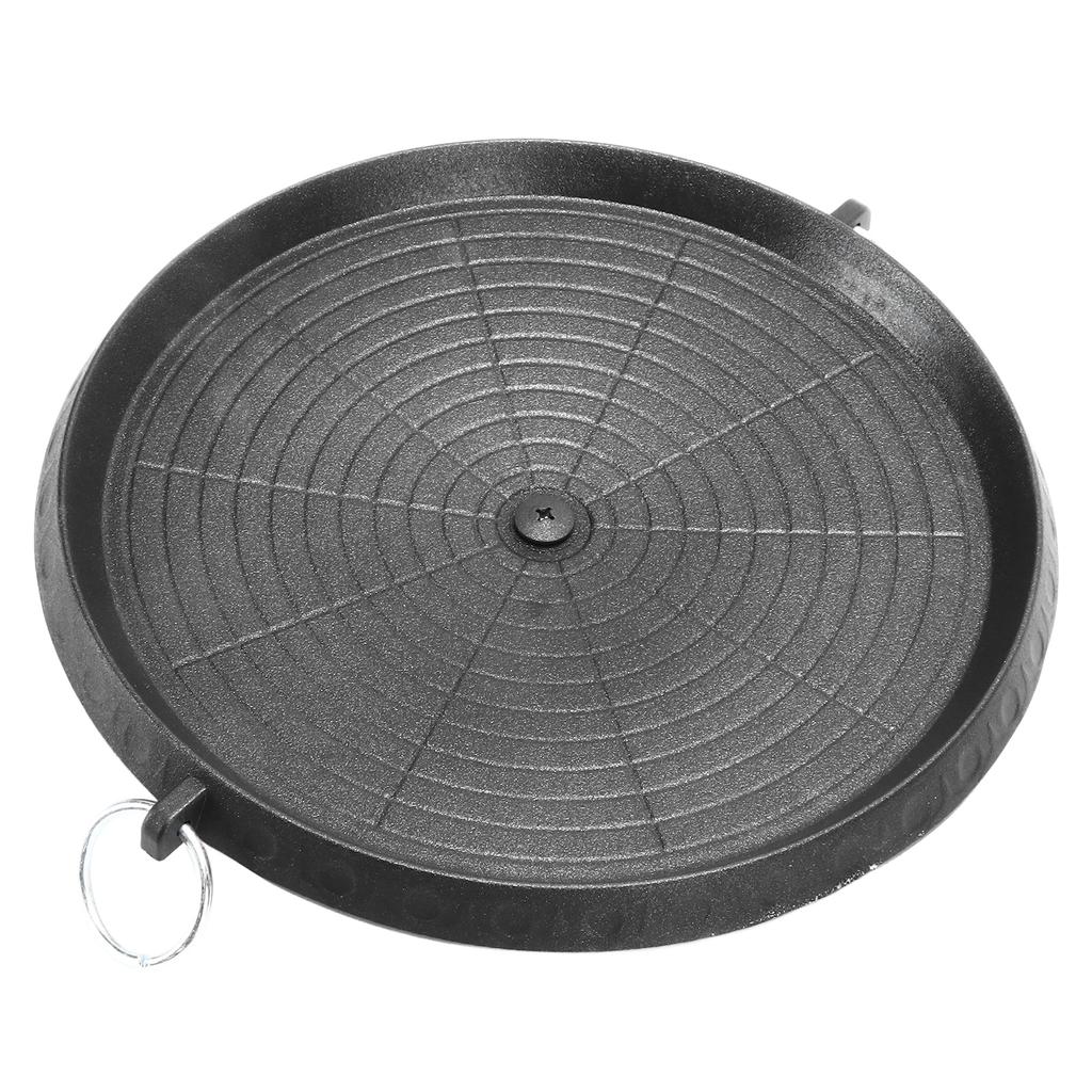 Пластина для барбекю с отверстием для масла Легко чистить Равномерный нагрев Износостойкий двухслойный корейский гриль для барбекю