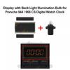 Dashboard Display with Back Illumination Bulb for Porsche 944 / 968 CS Digital Watch Clock