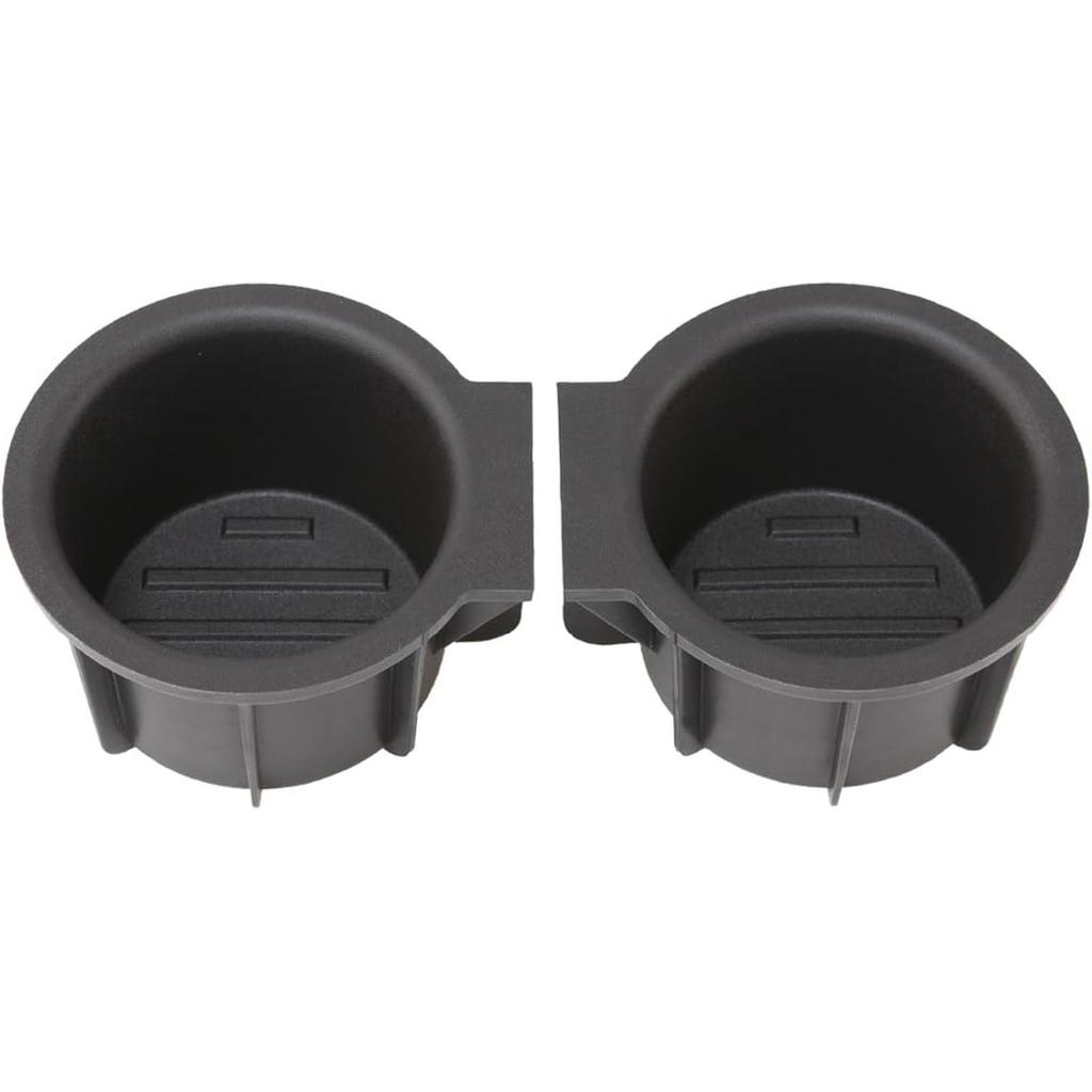 RLB-HILON Cup Holder Ert Compatible With Ford F150 With Flow Through Console 2009 2010 2011 2012 2013 2014 Year, For 9L3Z-1513562-CB, 2PCS