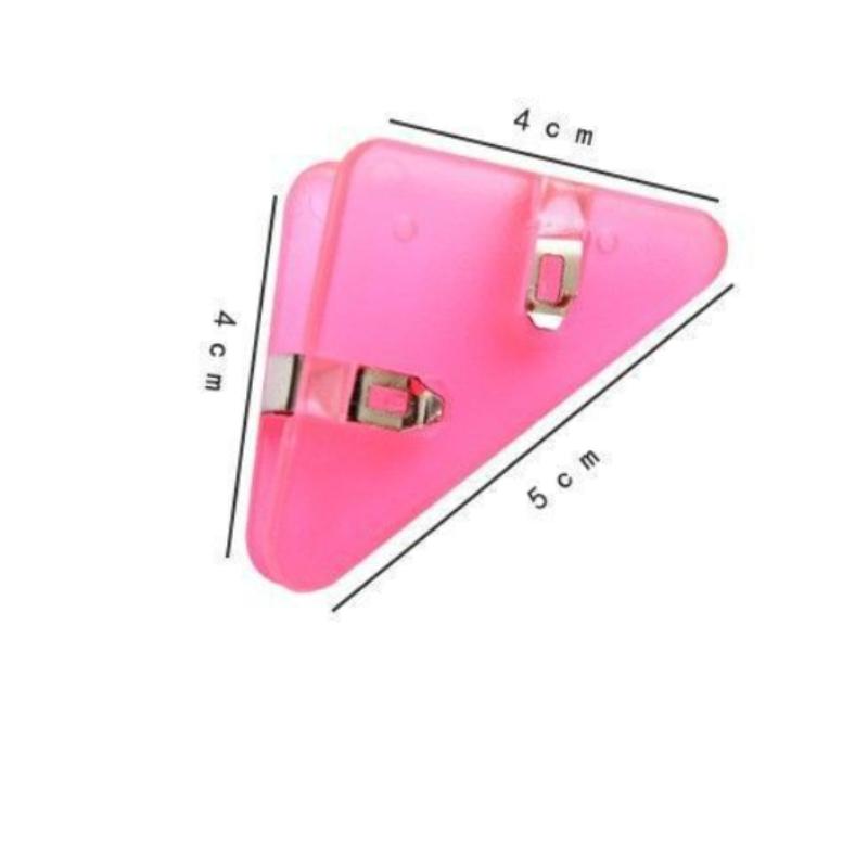 1/5/10/20 шт. Многофункциональный офисный треугольный зажим для книг - Пластиковый органайзер для папок, предотвращающий скатывание