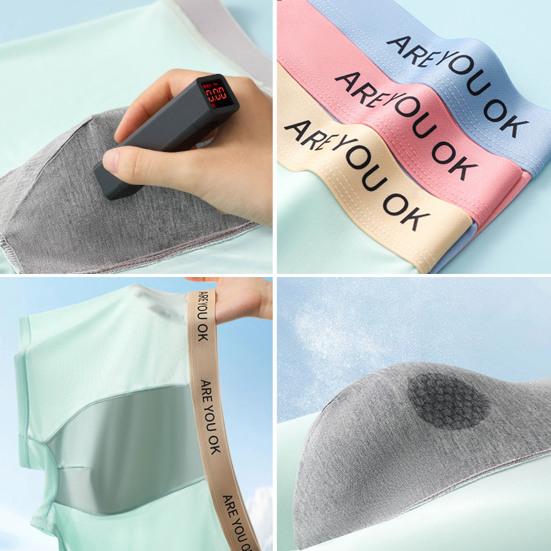 Мужские трусы-боксеры средней посадки, цветные шорты из ледяного шелка, ультратонкие дышащие летние трусы