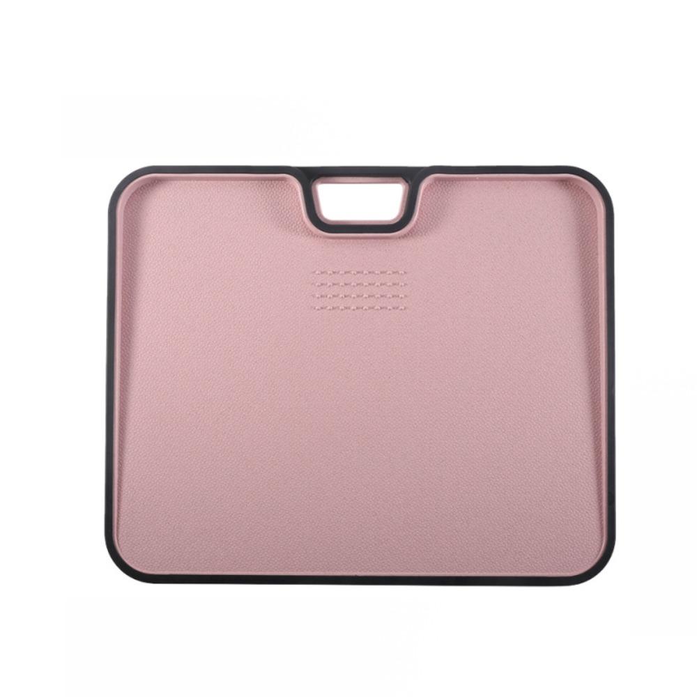 Двусторонняя разделочная доска из пшеничной соломы, подвесная, с бортиком против перелива, доска для нарезки фруктов с зоной для измельчения чеснока, нескользящая