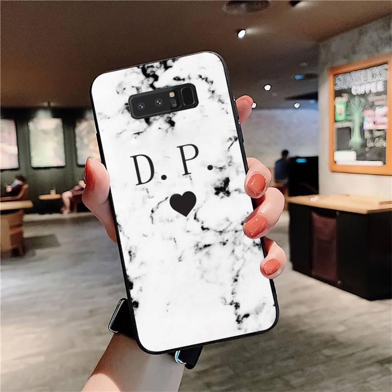 YNDFCNB Art Белый Черный Розовый мраморный чехол для телефона Samsung Note 3 4 5 7 8 9 10 20 pro lite ultra Oppo A9 2020