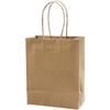 Strong Recycled Paper Bag with Rectangular Bottom and Handles. Ref 23369