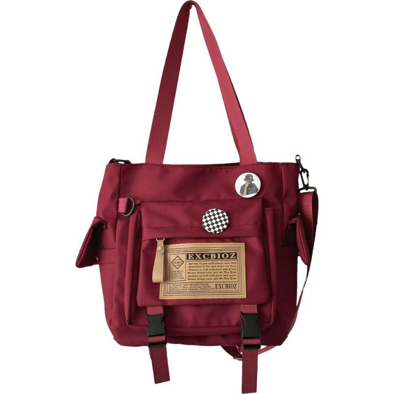 Легкая студенческая косметичка, новая модная сумка через плечо большой вместимости, повседневная портативная сумка-мессенджер