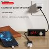 Надежный цифровой дисплей USB-таймерный переключатель Портативный регулируемый переключатель отключения питания 5 В Переключающий шнур Автоматическое отключение Управление питанием