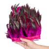 1 Meter Fluffy Natural Rooster Feather Trim Fringe Wedding Decoration Carnival Accessory Sewing Feather Ribbon 15-20 CM