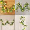Imitation Flower Decoration Rattan Lemon Daisy Decorative Rattan Home Door Hanging 1.8 Meters
