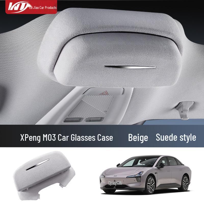XPeng MONA M03/P7/G6 Roof-Mounted Sunglasses Case, Interior Mod Accessory