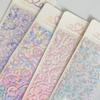 Лазерные наклейки-ленты с градиентным сердцем - Корейский DIY декоративный материал