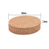 Круглые пробковые подставки под стаканы для вина, напитков, кофе, чая, коврики для стола, для домашнего офиса, кухни, для гравировки, защита от тепла