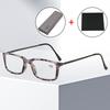 +1.0~ +4.0 Металлические Модные Деловые Очки для Чтения Персонализированные HD Очки для Пресбиопии Унисекс Леопардовый Принт Дальнозоркие Очки