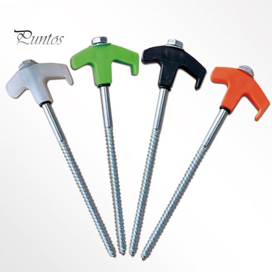 Колышки для палатки, колышки для кемпинга с сумкой для хранения, дизайн с острым наконечником, простая установка, аксессуары для поворотных гвоздей