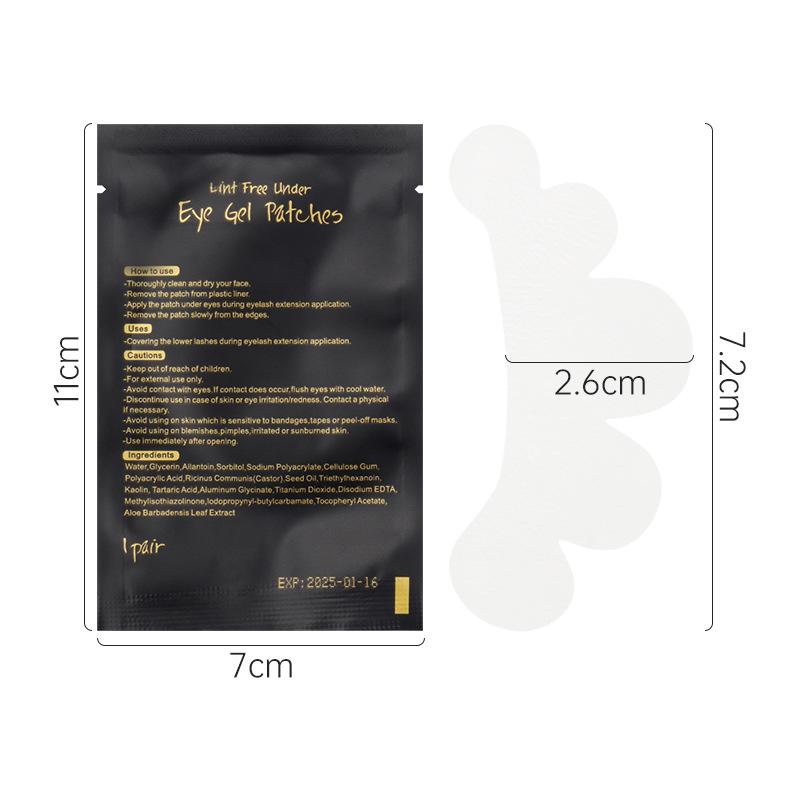 50Pairs Eyelash Patches Hydrogel Gel Eye Patches False Eyelash Extension Under Eye Pads Makeup Tools
