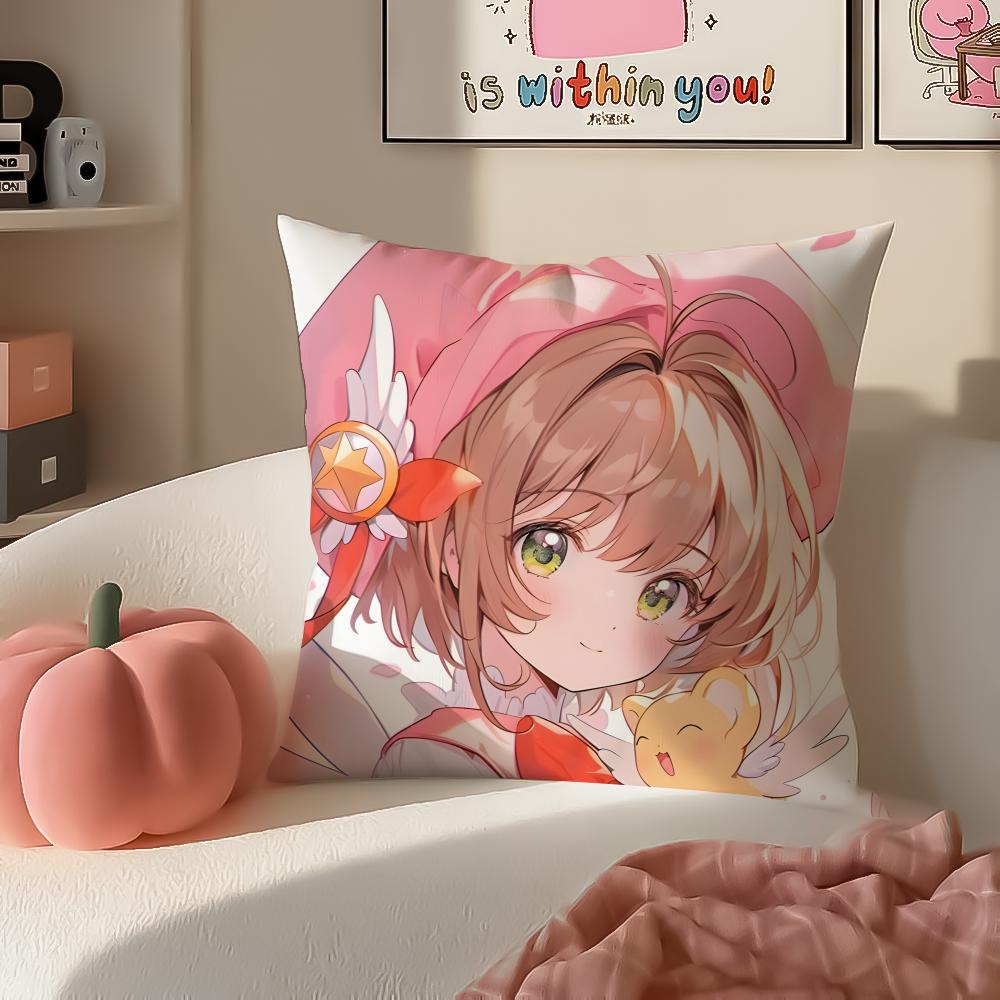 Магический Милый Японский Аниме Cardcaptor Sakura Наволочка Подушка Короткий Плюш Невидимая Молния Комната Диван Наволочка