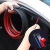 Резиновая уплотнительная полоса для двери автомобиля Двухслойный защитник Шумоизоляция Уплотнитель для лобового стекла и багажника автомобиля Погодный уплотнитель Автоаксессуары