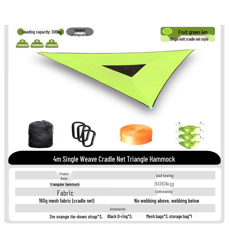 OLOEY Triangle Net Hammock