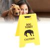 4Pcs Dog Vomit Sign 3D Printing Wear Resistant Multifunctional Dog Vomit Warning Sign Decoration for Home Classroom Office
