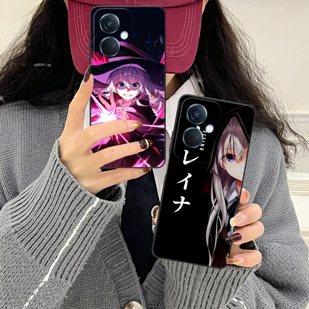 Чехол для мобильного телефона Wandering Witch Elaina из матового ТПУ для OPPO Reno 14 13 12 11 10 9 8 7 6 5 F T Pro 5G, цветная печать