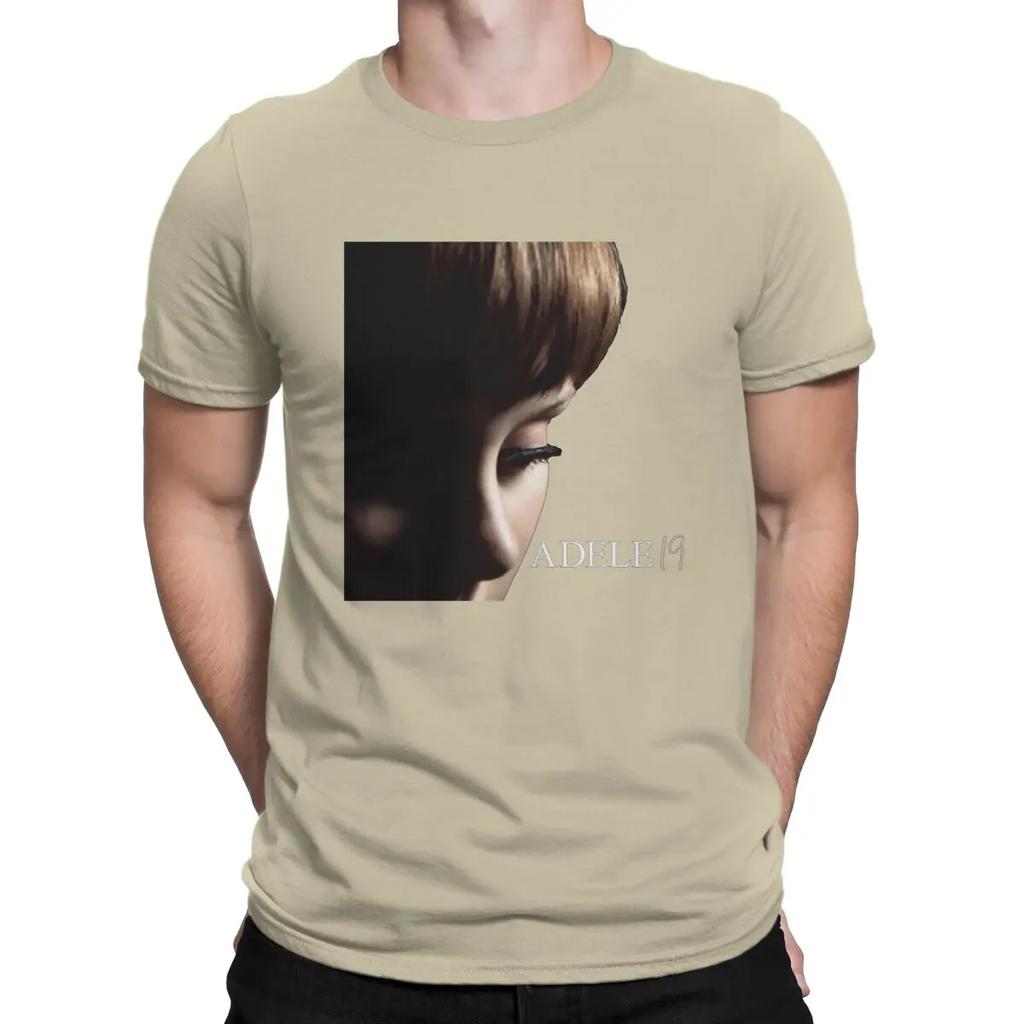Fan Men T Shirts A-Adele Singer Cool Tee Shirt Short Sleeve Crew Neck T-Shirts Pure Cotton Gift Idea Clothing