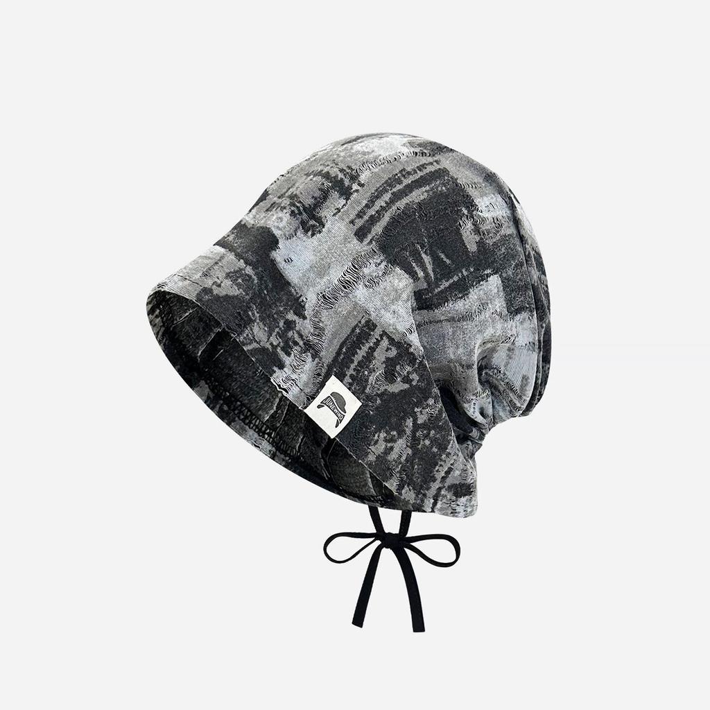 Wasteland Wind Desert Wear Cold Hat Stack Hat Summer Thin American Hat Women'S Crimped Knitted Hat